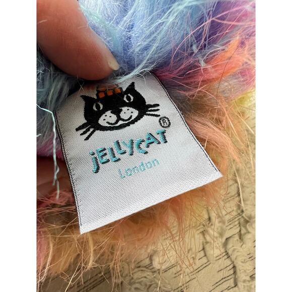 Jellycat London Rainbow Pom Pom Plush Retired - Picture 9 of 9